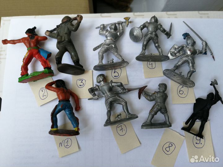 Рыцарь,солдатик,богатырь гдр Германия.4 штуки