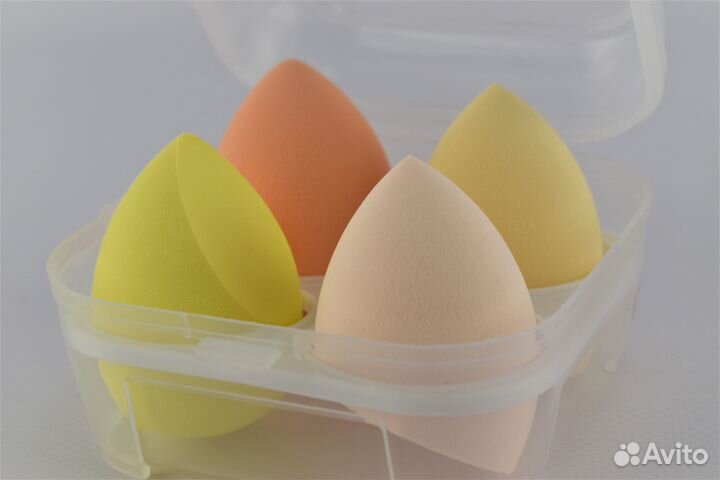 Спонж для макияжа набор 4 шт