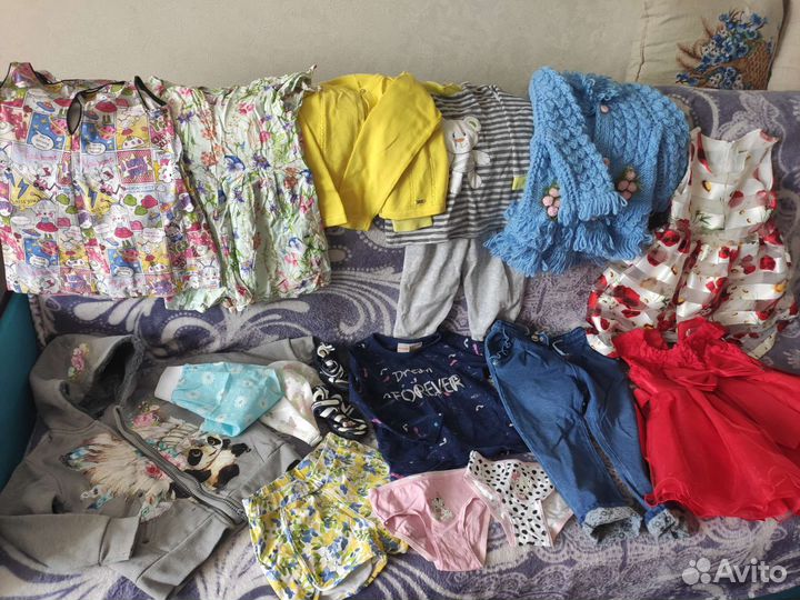 Вещи пакетом на девочку 92-98
