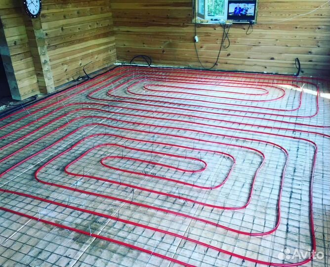 Монтаж теплых водяных полов