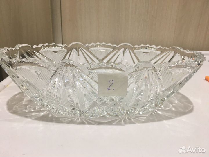 Салатницы хрустальные