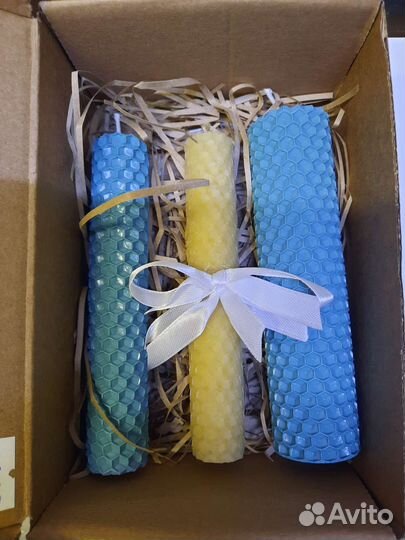 Набор свечей из вощины