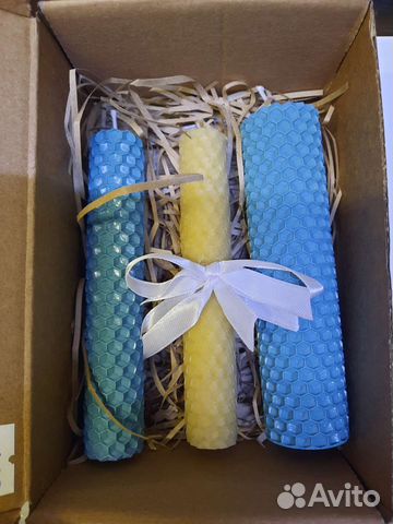 Набор свечей из вощины