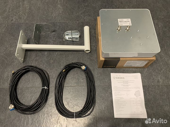 Антенна для 4g модема c проводами 2шт 10м (50-Ом)