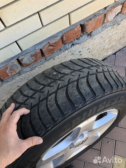 Колеса с зимней резиной r 17на Фольксваген Туарег