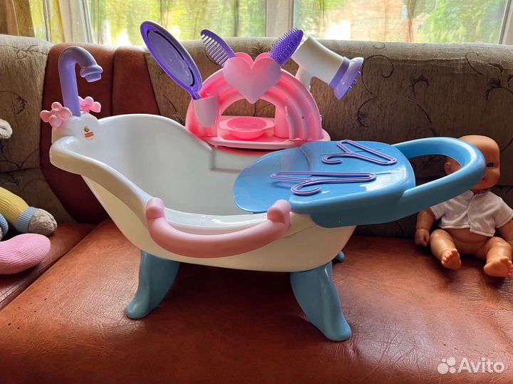 Ванночка для Беби борна/кукол большая +Кукла