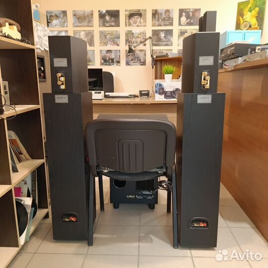 Акустика wharfedale + ресивер yamaha