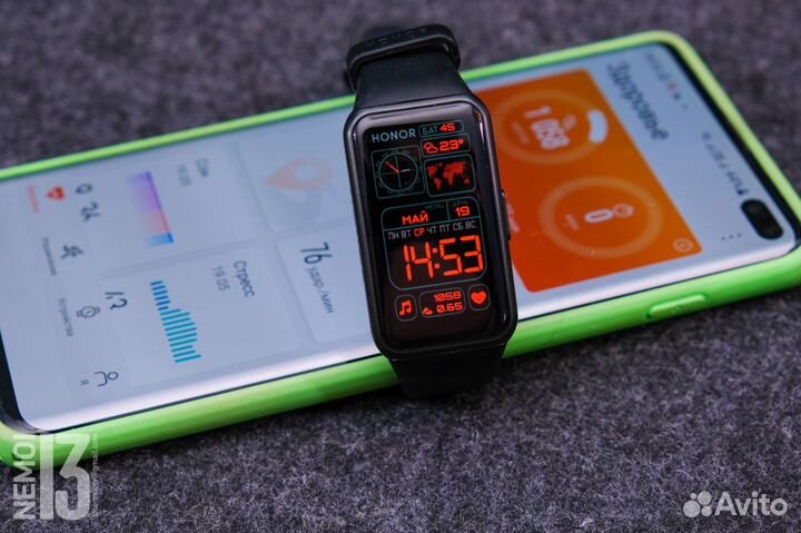 Honor Band 6, черный, новый