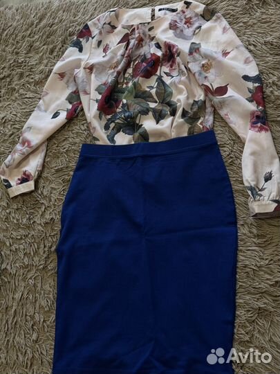 Блузка и юбка 46 размер