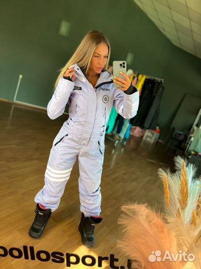 Комбинезон женский лиловый