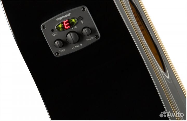 Fender CD-60SCE Dread Black WN