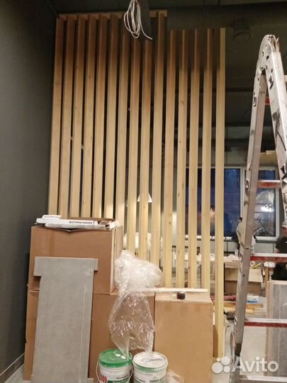 Перегородка деревянная