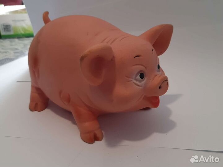 Винтажная свинка Загреб оригинал резина