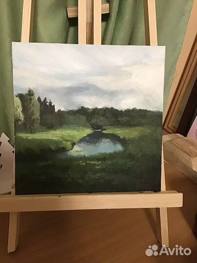 Картина маслом на холсте пейзаж