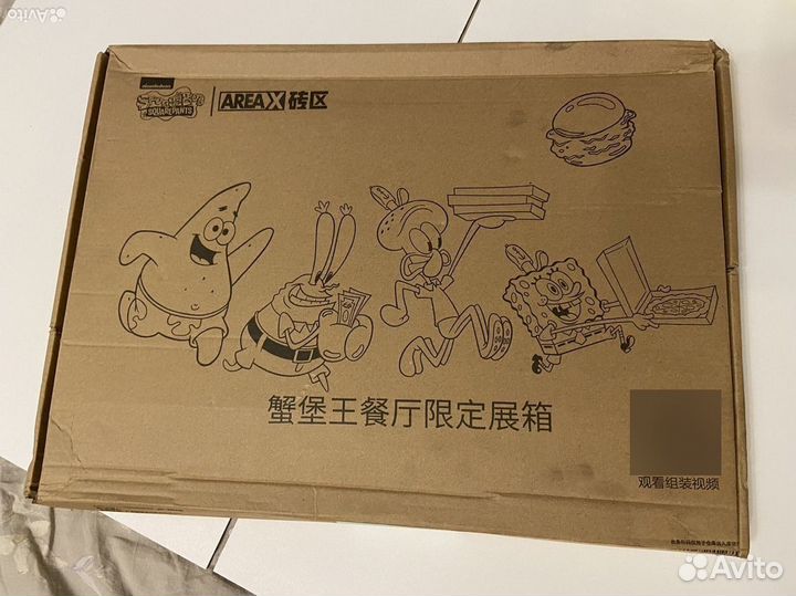 Витрина (Аквариум) для SpongeBob Krusry krab