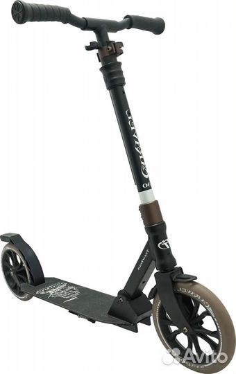 Самокат tech team Caravella 230 черно-серый Sta398