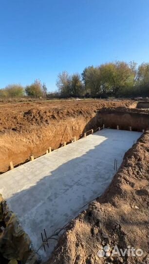 Бетонные работы/фундамент/отмостка/поднятие дома