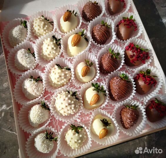 Клубника в шоколаде на подарок