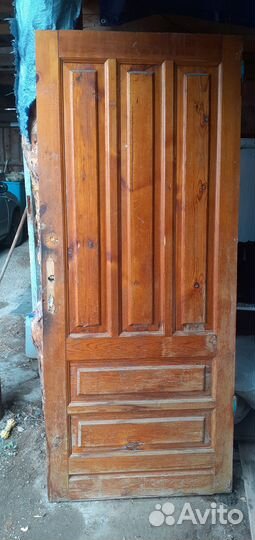Дверь деревяная, без коробки