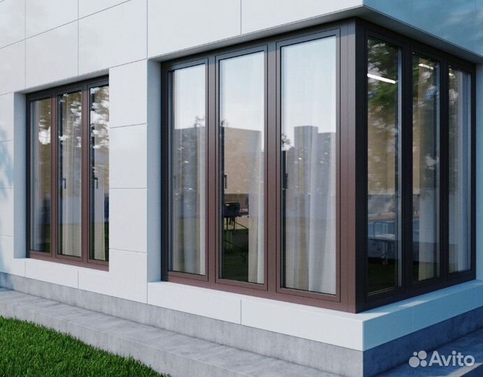 Алюминиевые окна от производителя
