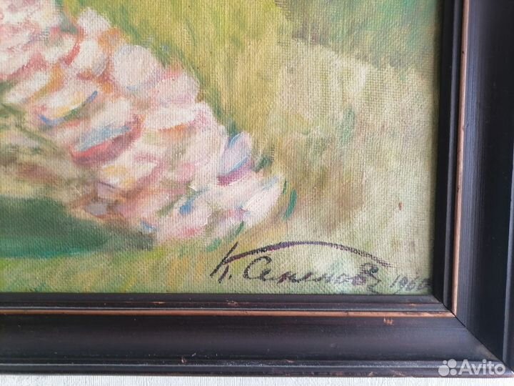 Картина К. Семёнов, 1960г (холст, масло, 102х60)