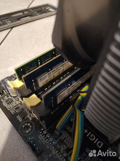 Игровой комплект Asus+ i7 4770 4/8ядер+20gb памяти