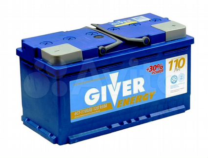 Аккумулятор Giver Energy 110Ач 950А Оп L5 Россия