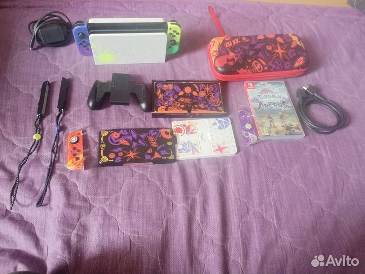 Nintendo switch oled splatoon 3 edition