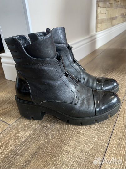 Кожаные ботинки 34р
