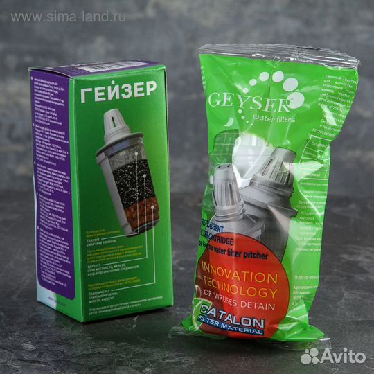 Картридж сменный «Гейзер 304» для фильтров-кувшино