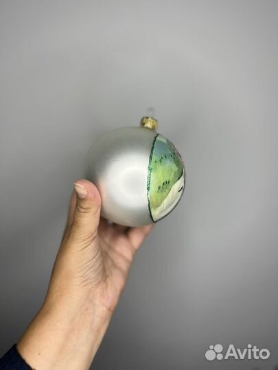 Новогодние игрушки стекло