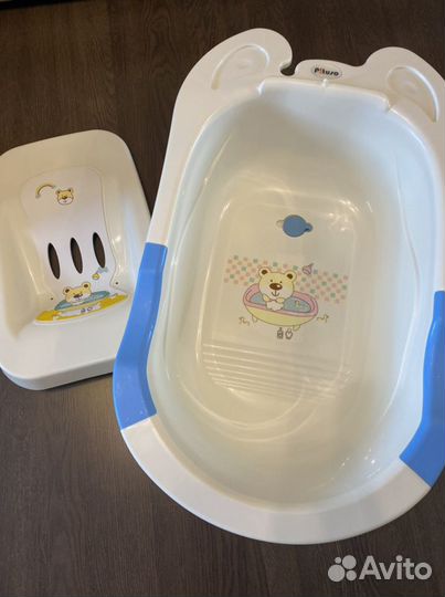 Ванночка для купания с горкой