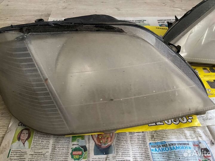 Фары на renault logan