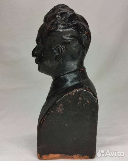 Бюст Серго Орджоникидзе Гжель 1938 год