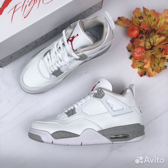 Кроссовки Jordan 4 Retro White Oreo (2021)