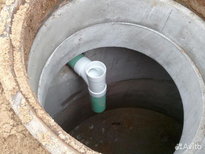 Септик из бетонных колец