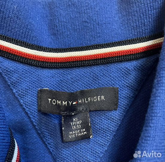 Футболка-поло tommy hilfiger xs 4-5 лет