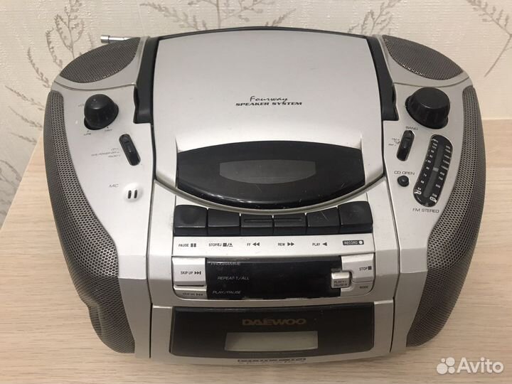 Магнитофон daewoo музыкальный центр