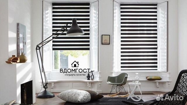 Рулонные шторы День - Ночь (зебра) в Ставрополе