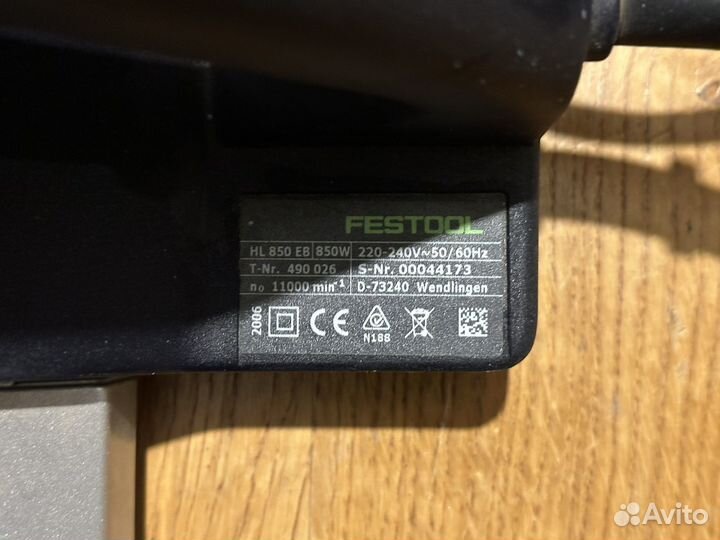 Рубанок festool HL 850 EB-plus