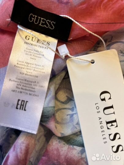 Платок,палантин guess оригинал