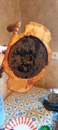 Подсвечник деревянный СССР