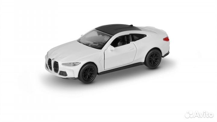 Игрушечная машина Welly BMW M4 инерционная, 1:38