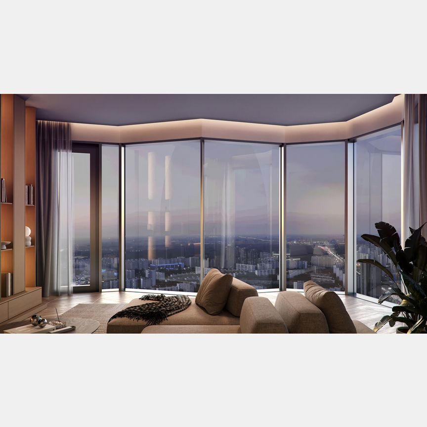 2-к. квартира, 77,1 м², 30/56 эт.