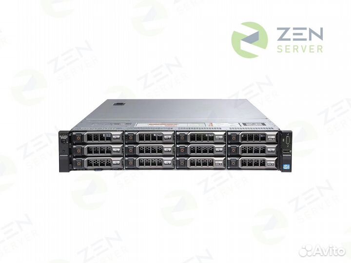 Dell R730xd Rx30 12LFF+2SFF/2хE5-4669 v3/4х32Gb213