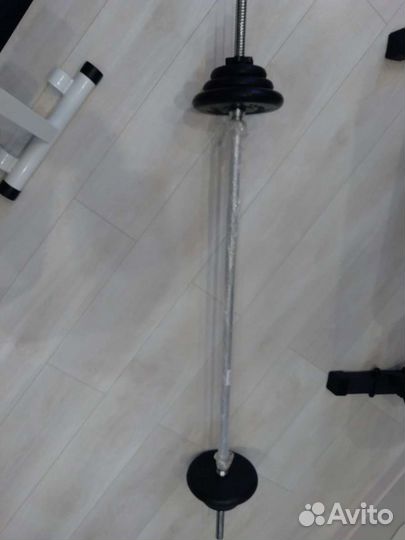 Штанга 25-45-75 кг, блины, гантели