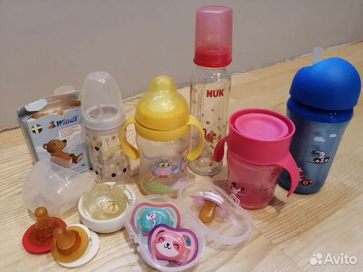 Соски чашки термобутылочки для малыша Avent