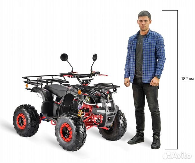 Электроквадроцикл white siberia sneg PRO 3000W 60V