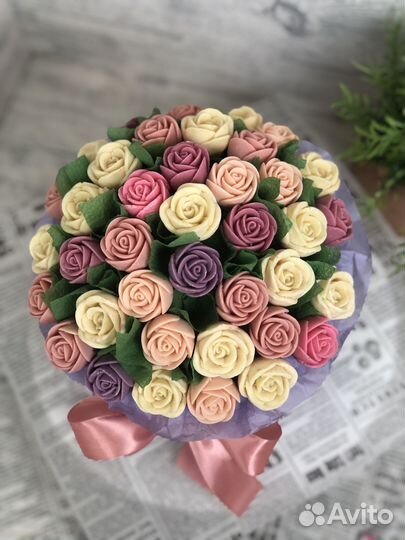 Шоколадный букет, вкусный подарок на день тренера