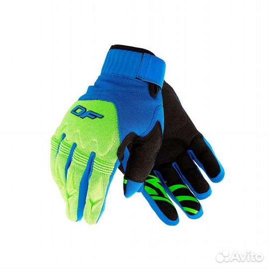 Dragonfly Перчатки enduro Blue-Green